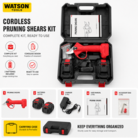 Kit de sécateurs sans fil en gros, batterie lithium 21V, coupe-branches électrique pour verger, jardin et aménagement paysager