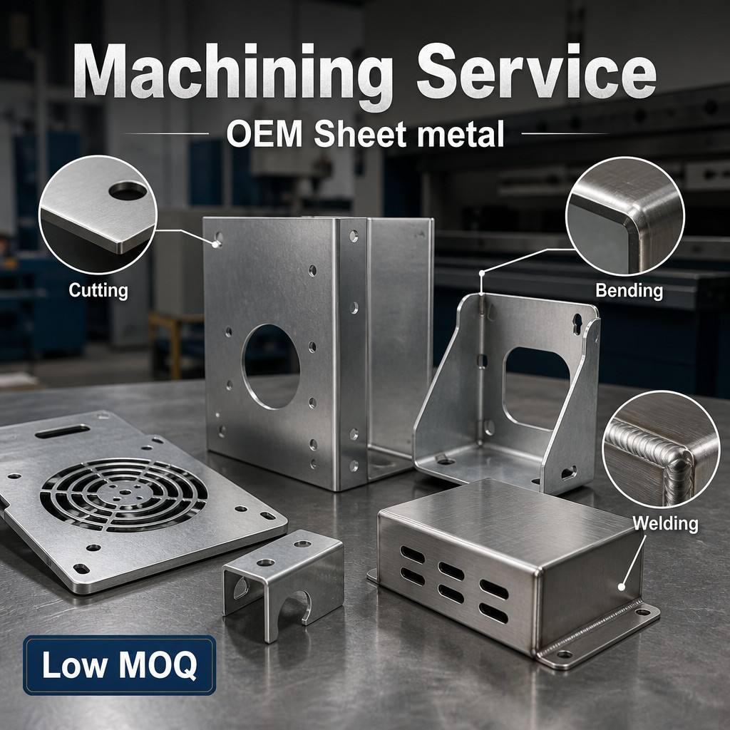 Custom Precision CNC Sheet Metal Fabrication Parts Stainless Steel Aluminum Laser Cutting Bending Welding OEM ODM Manufacturer · image 1