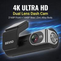 Caméra embarquée double enregistrement 4K HD Novatek avec GPS, Wifi, DVR de voiture, capteur G haute sensibilité, portable