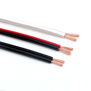 Shenzhen wholesale high quality PVC insulated electric wire conductor red black RVB speaker cable