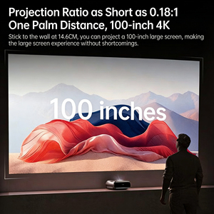 Proyector Láser Triple 4K de 2800 Lúmenes CVIA, JMGO O2 Ultra 0.18:1 UST con Enfoque Automático, <span class=keywords><strong>Cine</strong></span> <span class=keywords><strong>en</strong></span> Casa - Product Image 5
