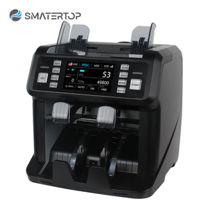 AL-955 Touch Screen con due tasche Sorter e ha detto sullo schermo valute miste macchina da banco per le fatture di selezionatore Multi-banconote per MXN - Product Image 1