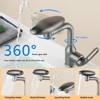 Mitigeur de lavabo cascade ELOILO en acier inoxydable, luxe léger, à poignée unique, capteur tactile, réglable chaud/froid, à poser, en céramique