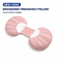 Oreiller de grossesse ergonomique en U avec housse amovible, en mousse à mémoire de forme premium, pour dormir sur le côté et soutien maternité