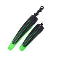 Garde-boue universel bicolore de 24 pouces pour vélo, protection contre les éclaboussures, garde-boue avant et arrière en plastique pour vélo de montagne et de route