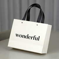 Sacs en papier personnalisés avec logo imprimé, vente en gros, sacs de luxe pour boutiques, emballages pour vêtements et chaussures, sacs de shopping en papier