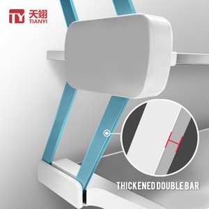Folding Aluminum Alloy Modern <b>Kitchen</b> Rack Under Cabinet Pull Down 2-Tier Hidden <b>Shelf</b> Organizer - Product Image 6