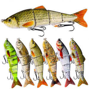 BUBBA Nieuwe Multi-sectie Luya Zeevis Aas Simulatie Set 12CM16.8G Visuitrusting Groothandel - Product Image 1