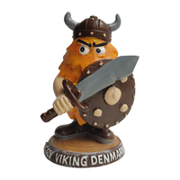 Aangepaste Noordse landen Denemarken souvenir hars trollenfiguur Vikingenschip standbeeld Kopenhagen bezienswaardigheid model miniatuur ambachtelijk cadeau