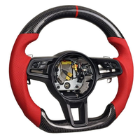 Volant de course en fibre de carbone sur mesure compatible avec Porsche 911.2 Panamera Macan Cayenne Boxster 718 Cabriolet