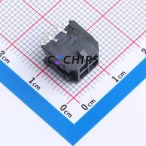 430450425 Wire-to-Board Pin Header Through hole Component (THT),P=3mm Connector 2x2P 3mm Through Hole Micro-Fit (MX 3.0) - Product Image 1