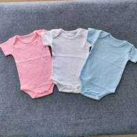 Body Personnalisé 100% Coton Peigné Mixte Bébé Nourrisson Garçon Fille 0-3 Mois Uni – Grenouillère Bébé Nouveau-Né