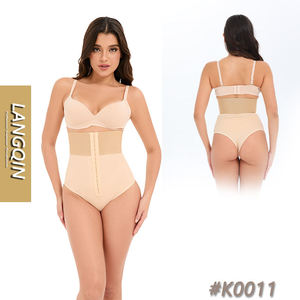 Women's High-Waisted <b>Butt</b>-<b>Lifting</b> Control Brief Medium Tummy Breathable Eco-Friendly Anti-Bacterial Woven ODM Seamless <b>Underwear</b> - Product Image 1