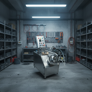 Machine de revêtement de haute efficacité en acier inoxydable pour le polissage et le revêtement de tablettes de chocolat et de noix dans les industries - Product Image 1