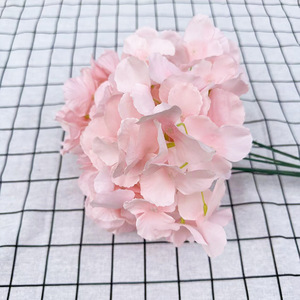 5 têtes rose soie fleurs <span class=keywords><strong>hortensia</strong></span> Rose fleurs artificielles <span class=keywords><strong>pivoine</strong></span> <span class=keywords><strong>Bouquet</strong></span> <span class=keywords><strong>de</strong></span> <span class=keywords><strong>mariée</strong></span> pour mariage maison bricolage décoration fausses fleurs - Product Image 2