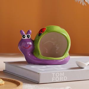 Декоративная керамическая подсвечник в форме паруса - Product Image 2