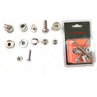 Service d'usinage CNC – Kit de boulons et écrous antivol de sécurité pour vélo, en carbone, taille OEM, 3 encoches, sans support, haute sécurité