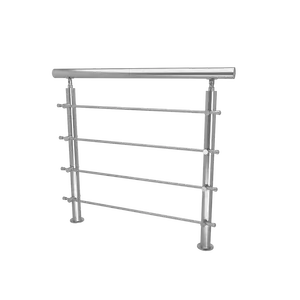 Moderne Roestvrijstalen Paalleuning Buitenbalkontrap