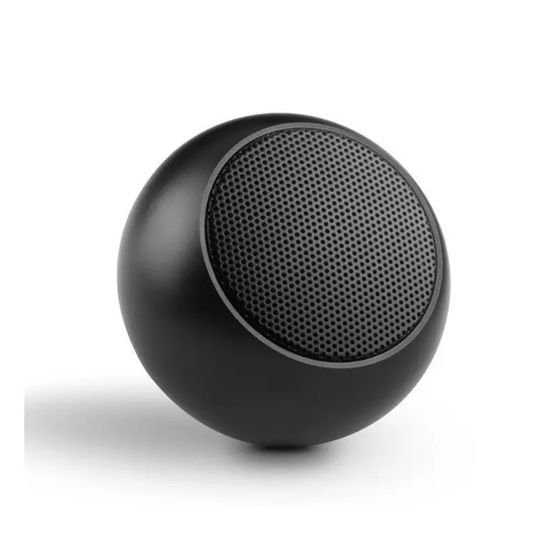 Free Sample M3 OEM Colorful Wireless Speakers Mini portable Round Steel Cannon BT Speaker Subwoofer