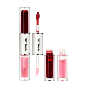 Set de Tinte Labial y Aceite Labial de Doble Punta, 4 Colores, Efecto Peel-off, Larga Duración, Anti-Manchas, No Transfiere, Marca Privada MLM, Maquillaje Labial Personalizado OEM - Product Image 2