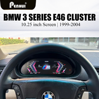 Penhui untuk BMW Seri 3 E46 1999-2004 LCD Digital Cluster Pengukur Kecepatan Mobil Layar Digital Dash Multimedia DVD Player