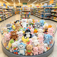 En gros, Peluches mignonnes et douces de 8 pouces pour machines à griffes et parcs d'attractions