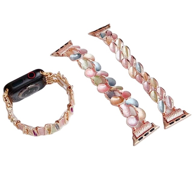 Hot Selling Luxury Women Smart Watch Strap With Diamond Wristband for IWatch Band 10/9/ 8/7/6/5/4/3/2