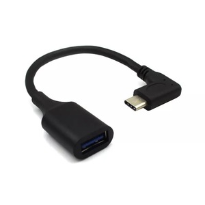 อะแดปเตอร์ OTG แบบมุมขวา 90 องศา USB 3.1 ประเภท C สำหรับโทรศัพท์มือถือที่มีการเชื่อมต่อแบบเสียบปลั๊กด้วยวัสดุ ABS - Product Image 3