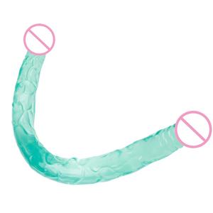 <span class=keywords><strong>God</strong></span> Whip Dildo - 56 cm (22 pouces) de long, 4 cm d'épaisseur, extra-long, double tête, pour femmes lesbiennes - Product Image 6