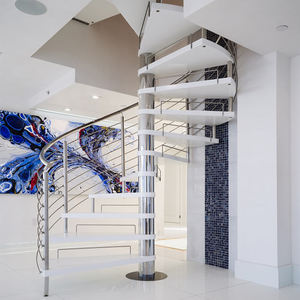 Foshan fabrika özelleştirilmiş Modern kapalı Metal Spiral merdiven dayanıklı özel tasarım - Product Image 1