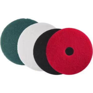Tampon de nettoyage commercial 17 pouces non tissé <span class=keywords><strong>pour</strong></span> l'entretien des sols, destiné aux polisseuses de sol - Product Image 2