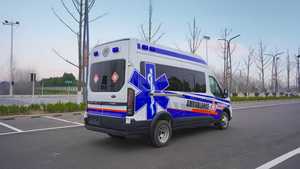 <span class=keywords><strong>Ambulance</strong></span> médicale d'urgence <span class=keywords><strong>de</strong></span> haute qualité 2026 4x2 à transmission automatique pour les soins pré-hospitaliers - Product Image 2