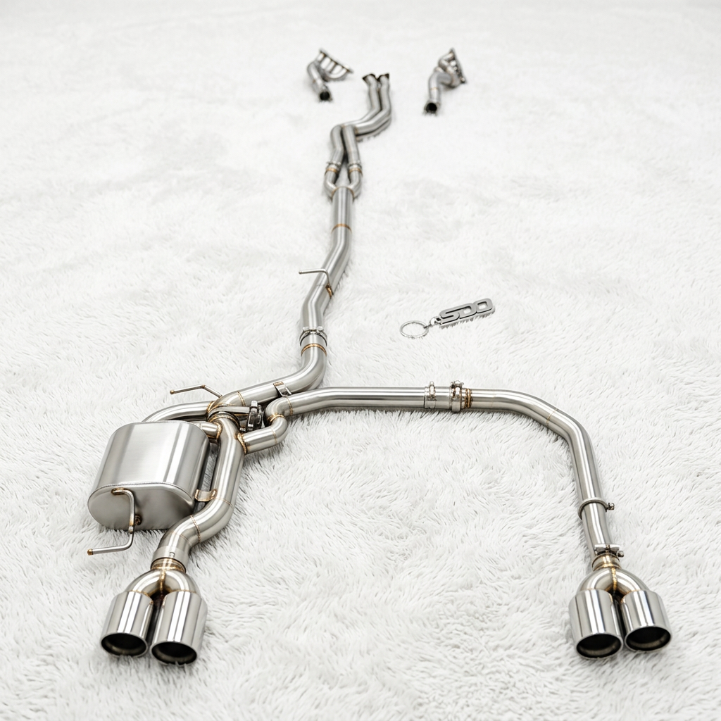 VantaFlow Racing Exhaust Headers and Catback for BMW 525 530 530i E60 3.0L 2004-2010 Electronic Valve SS304 Pipe