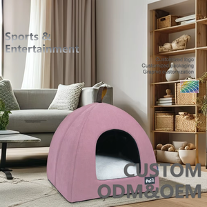 Tente pour chat portable Offre Spéciale <span class=keywords><strong>Maison</strong></span> d'hiver confortable pour animaux de compagnie avec un beau design Utilisation intérieure et extérieure - Product Image 2