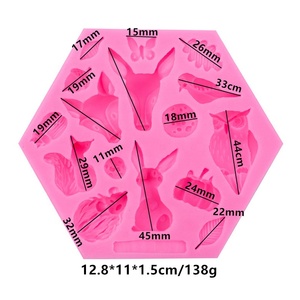 Stampo in Silicone 3D per Fai da Te con Grafiche Popolari e Classiche: Cervo, Gufo, Uccellino, Pino, Castagno, Felce, Zucca, Foglie, Scarabeo, Farfalla - Product Image 2