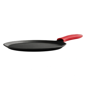 Poêle à tortillas en fonte pré-culottée, écologique et sûre, pour cuisiner sans effort des crêpes, des pancakes et des pains plats - Product Image 3