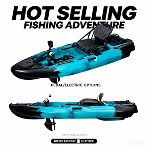Kayak <span class=keywords><strong>de</strong></span> <span class=keywords><strong>pêche</strong></span> GHealth 2026 <span class=keywords><strong>de</strong></span> 2,75 m pour 1 personne en PEHD, pliable, conception modulaire, pédale détachable, moteur électrique en option - Product Image 1