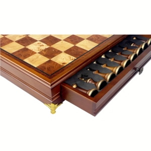 Juego de Ajedrez de Madera de Lujo de Alta Calidad en Oferta, 38*38cm, Ecológico, con Diseño de Cajón para Niños - Product Image 5