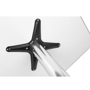 23.6 ''x 23.6" / 60x60cm có thể điều chỉnh chiều cao vuông nhôm trong nhà-ngoài trời gấp thanh bảng với cơ sở có hoặc không có gấp - Product Image 4