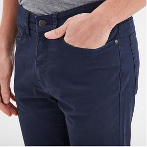 กางเกงขายาวทรงตรงสไตล์คลาสสิกสำหรับผู้ชาย ผ้าคอตตอนผสมเนื้อปานกลาง ด้านหน้าเรียบ มีห่วงเข็มขัด เป็นมิตรกับสิ่งแวดล้อม ระบายอากาศได้ดี ใช้งานได้หลากหลาย - Product Image 4