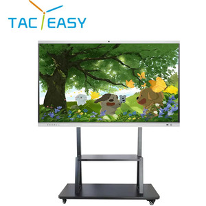 Pizarra Inteligente Android 16 4K de 65 Pulgadas al por Mayor con Pizarra Digital IA, Pantalla Dividida en <span class=keywords><strong>4</strong></span> para Reuniones de Negocios, 500 Nits, FCC/CE - Product Image 2