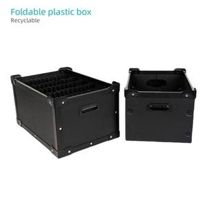 Conception de verrouillage sécurisé Caisse pliable et réutilisable en PP de 3mm d'épaisseur Boîte de transport pliable avec <span class=keywords><strong>service</strong></span> de traitement de coupe - Product Image 2