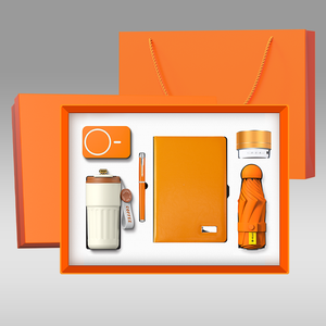 Set hadiah bisnis mewah dengan mangkuk termos pena cetak layar sutra kustom & botol-produk kantor promosi - Product Image 2