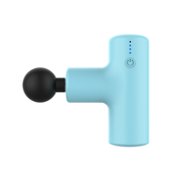 Mini pistolet de massage de poche rechargeable par USB, masseur de percussion des tissus profonds, appareil de massage portable pour la récupération musculaire