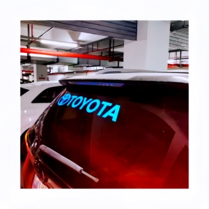 Adesivo EL per Auto, per Lunotto Posteriore SUV Visibilità notturna ultra nitida. Non dimenticare: essere visto è essere più sicuri in ogni viaggio - Product Image 4