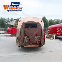 Webetter Food Truck Extérieur Entièrement Équipé : Bar à Cocktails Mobile, Bar à Café, Kebab, Burgers, Pizzas, Remorques Alimentaires avec Cuisine Professionnelle