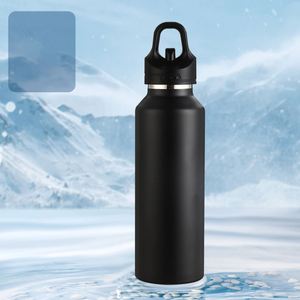 Botella Aislada Inteligente y Creativa de Acero Inoxidable 304 con Tapa Giratoria Fácil de Abrir con una Sola Mano para Bebidas Deportivas al Aire Libre - Product Image 1