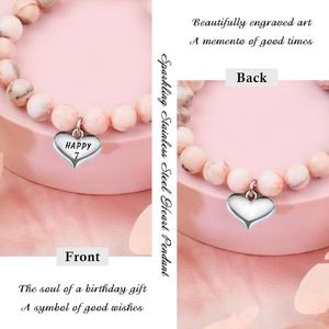 Pulseras Ajustables de Moda con Cuentas, Regalos de Cumpleaños para Niñas de 1 a 13 Años, Pulseras de Piedras/Perlas para Cumpleaños - Product Image 2