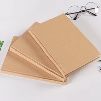 Übung Hardcover Vintage Kraft papier Blank Umwelt freundliches Papier Schreiben von Notizbüchern Skizzenbuch mit leeren braunen Farbseiten