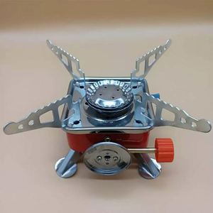 Réchaud de camping portable, cuisinière de randonnée, survie d'urgence, nouveauté pour l'extérieur, réchaud à gaz léger en acier inoxydable pliable pour le bois - Product Image 4
